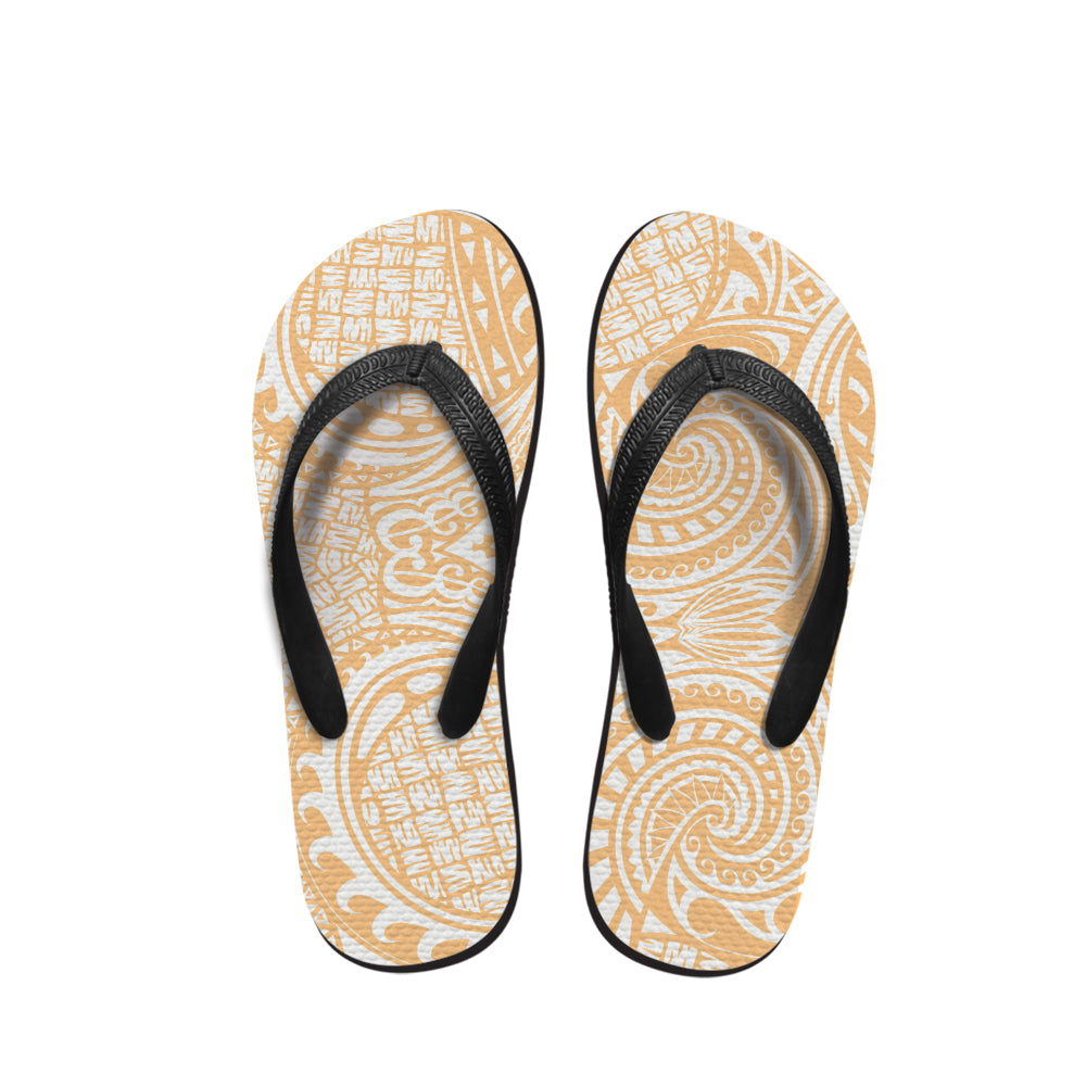 Polynesian Tribal Patterns Flip Flop 14