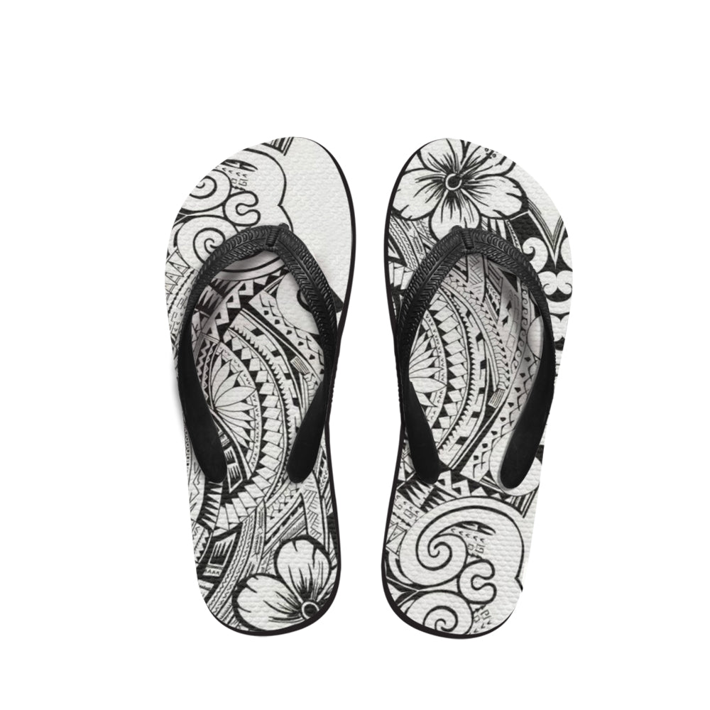 Polynesian Tribal Patterns Flip Flop 29