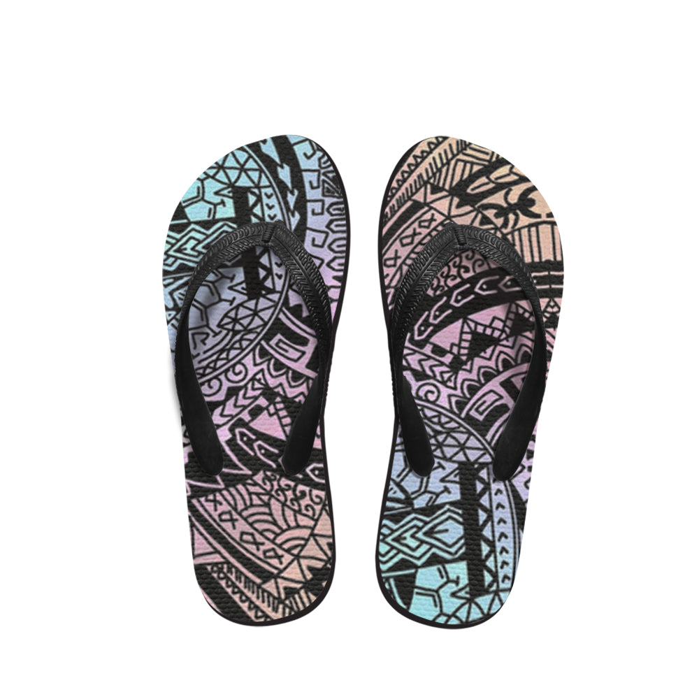 Polynesian Tribal Patterns Flip Flop 53