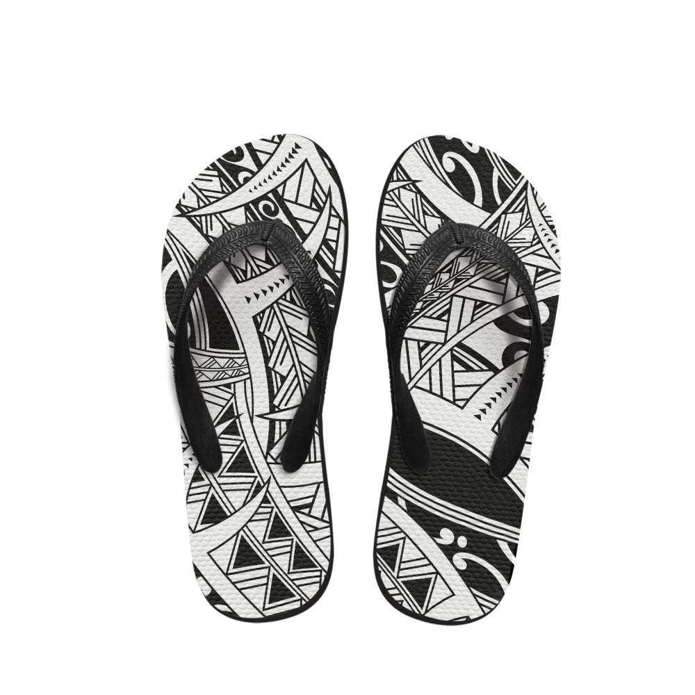 Polynesian Tribal Patterns Flip Flop 08
