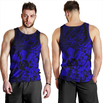 Philippines Tank Top Polynesian Pattern Filipino Sampaguita