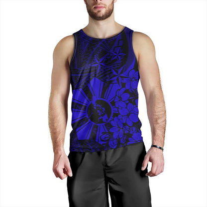 Philippines Tank Top Polynesian Pattern Filipino Sampaguita