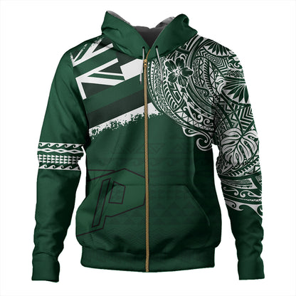 Hawaii Hoodie Pahoa High and Intermediate School With Crest Style