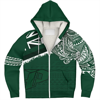Hawaii Sherpa Hoodie Pahoa High and Intermediate School With Crest Style