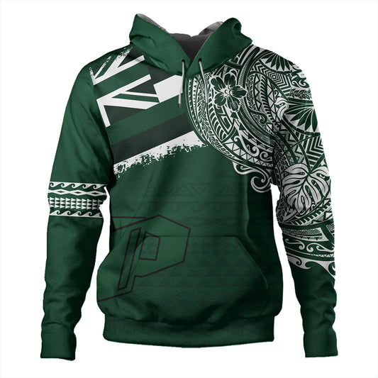 Hawaii Hoodie Pahoa High and Intermediate School With Crest Style