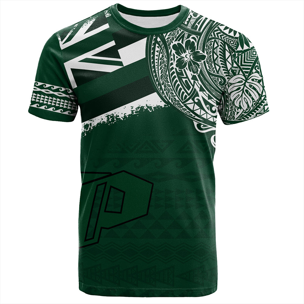 Hawaii T-Shirt Pahoa High and Intermediate School With Crest Style