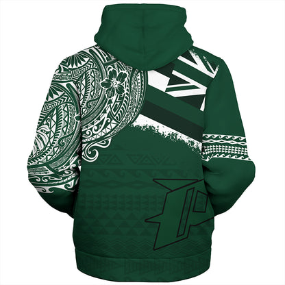Hawaii Sherpa Hoodie Pahoa High and Intermediate School With Crest Style