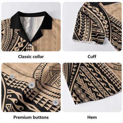 Palau Hawaiian Shirt Polynesian Tattoo