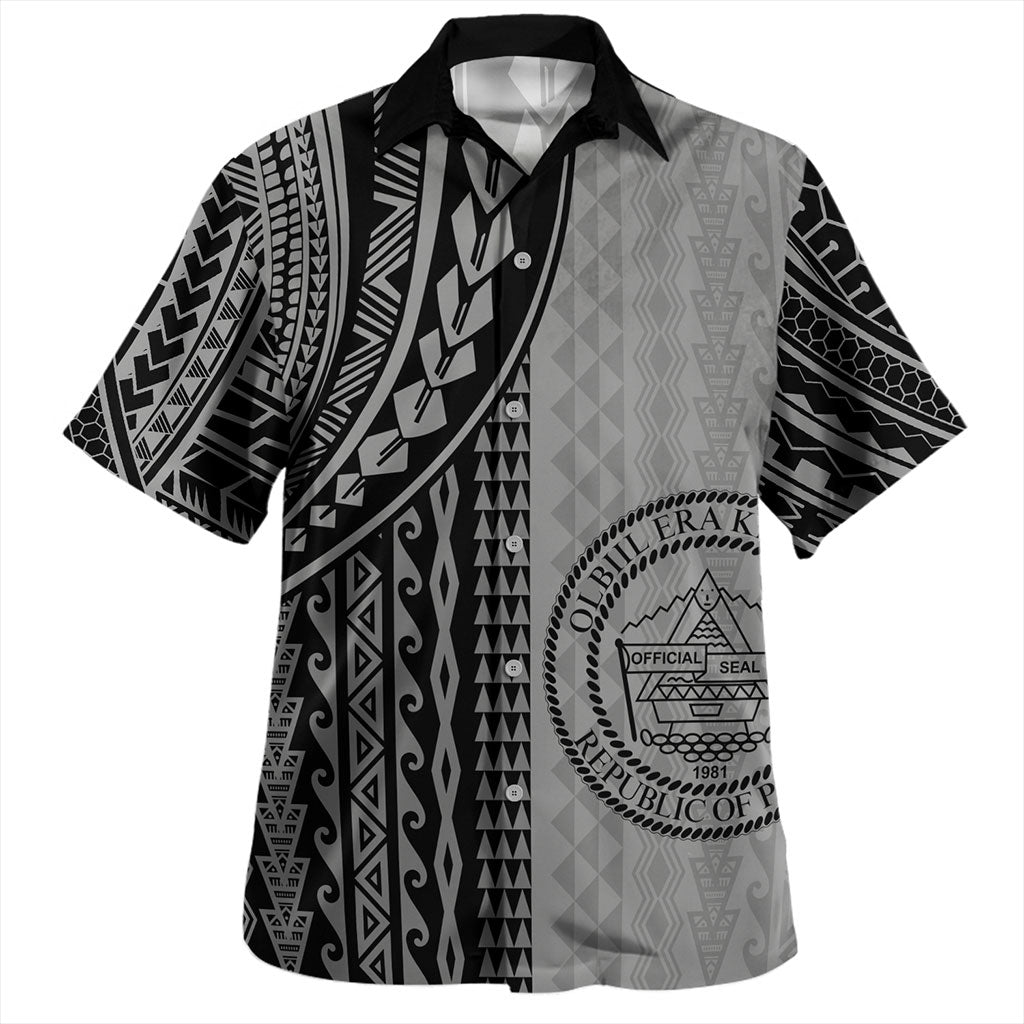 Palau Hawaiian Shirt Polynesian Tattoo