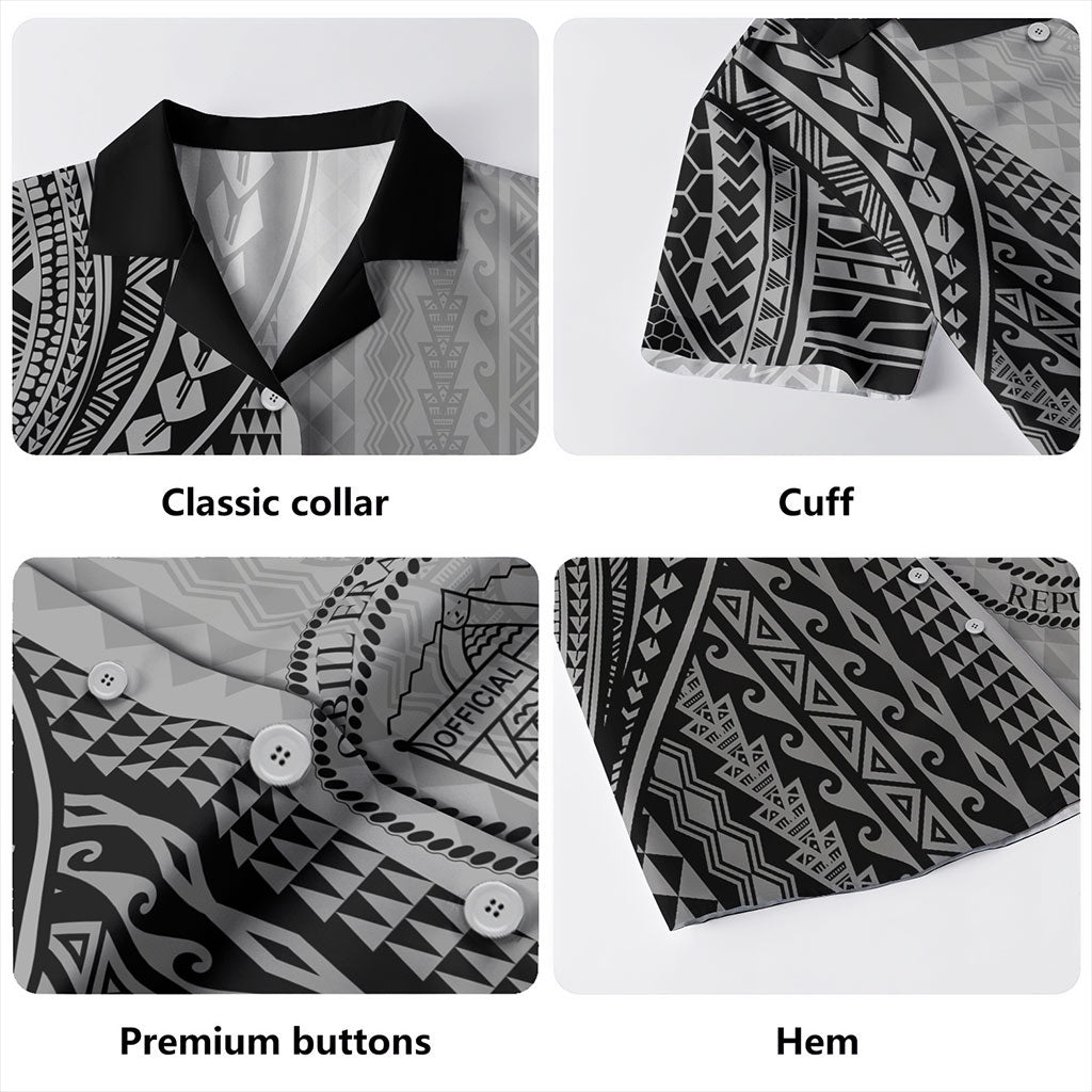 Palau Hawaiian Shirt Polynesian Tattoo