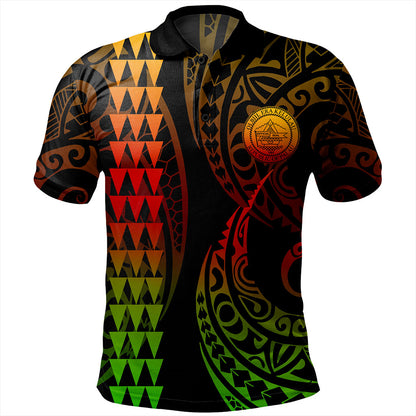 Palau Polo Shirt Kakau Style