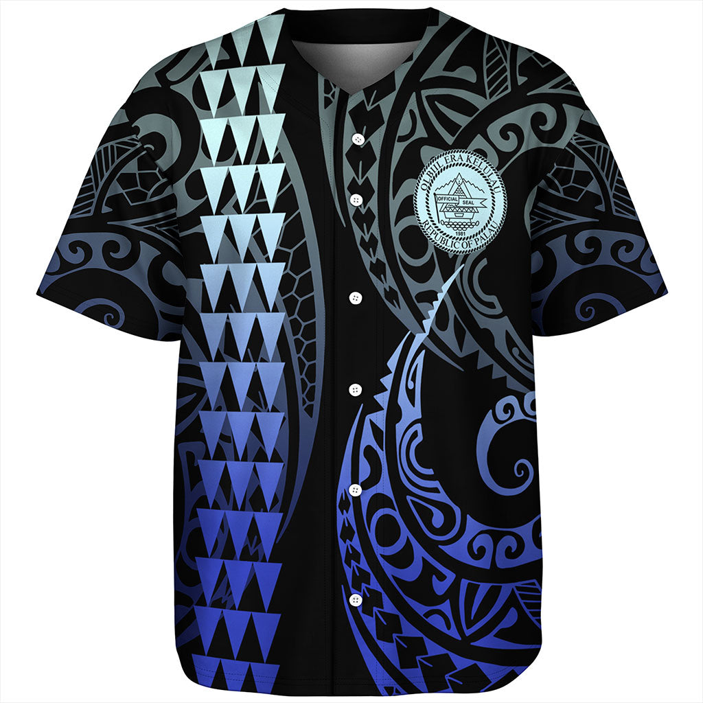 Palau Baseball Shirt Kakau Style