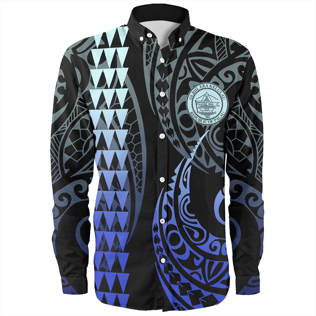 Palau Long Sleeve Shirt Kakau Style