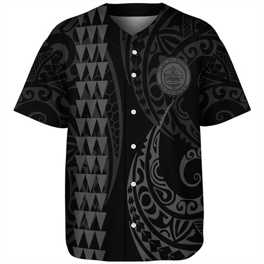 Palau Baseball Shirt Kakau Style
