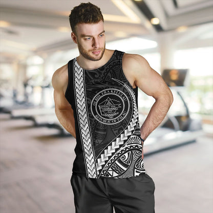 Palau Tank Top Tribal Micronesian Coat Of Arms