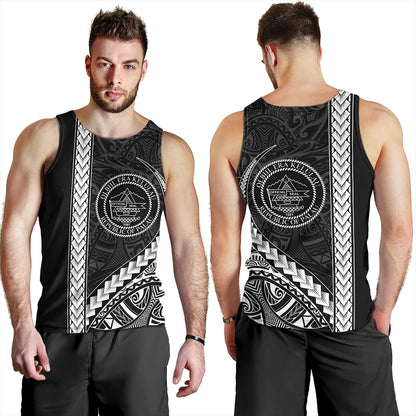 Palau Tank Top Tribal Micronesian Coat Of Arms