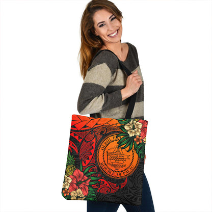 Palau Tote Bag Polynesian Turtle Tropical