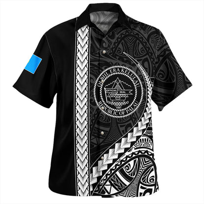 Chuuk State Hawaiian Shirt Tribal Micronesian Coat Of Arms