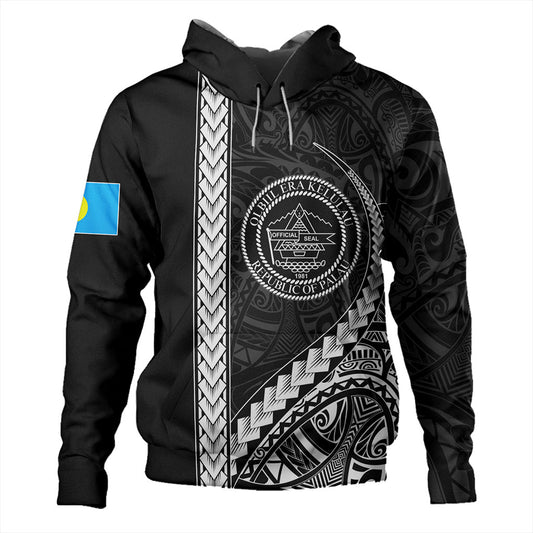 Palau Hoodie Tribal Micronesian Coat Of Arms