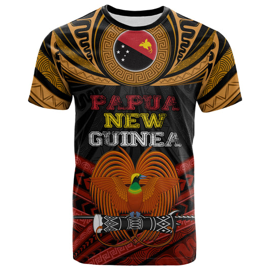 Papua New Guinea Custom Personalised T-Shirt Papua New Guinea Fabric Pattern Design
