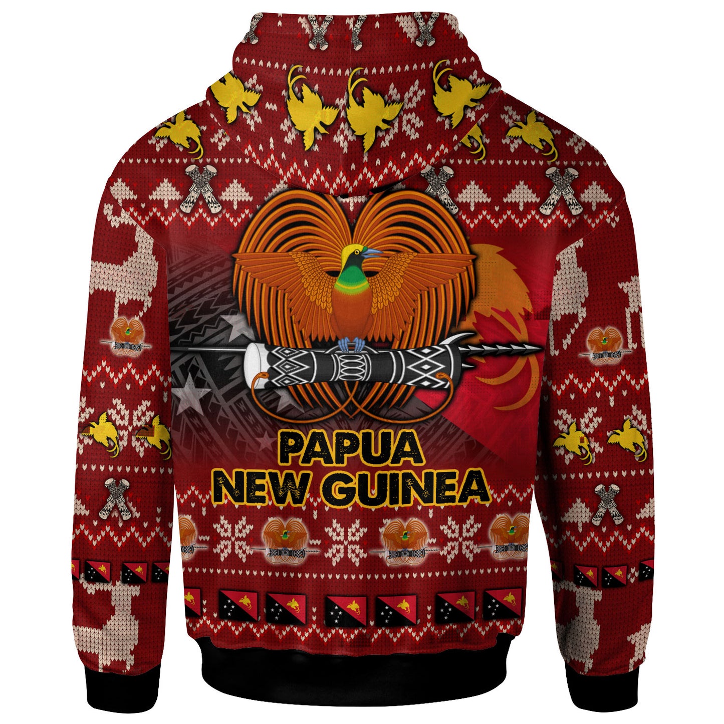 Papua New Guinea Hoodie - Custom PNG Merry Christmas Hoodie