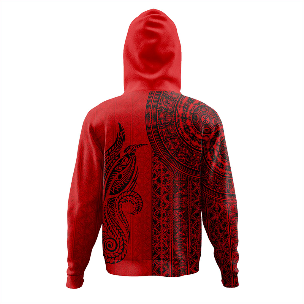 Papua New Guinea Hoodie Tapa Pattern Half Concept