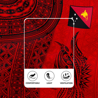 Papua New Guinea Rugby Jersey Tapa Pattern Half Concept