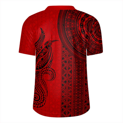 Papua New Guinea Rugby Jersey Tapa Pattern Half Concept