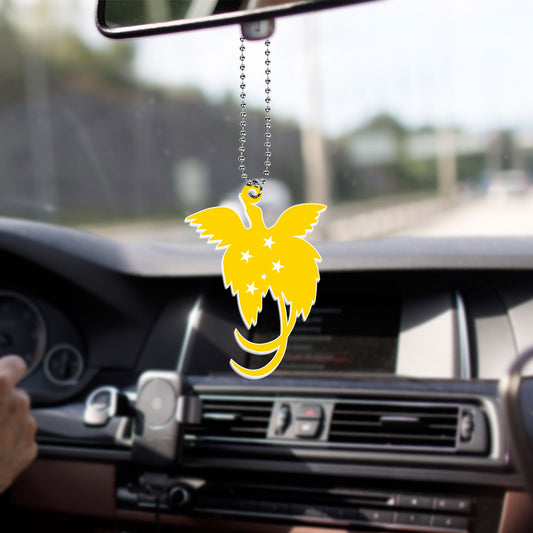 Papua New Guinea Car Hanging Ornament Coat Of Arms Ver.1