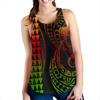 Papua New Guinea Women Tank Kakau Style