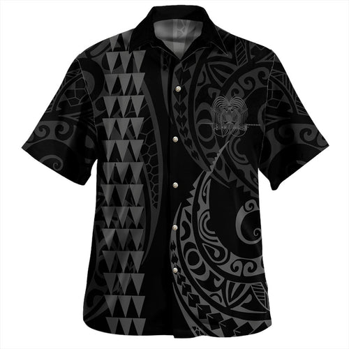 Papua New Guinea Hawaiian Shirt Kakau Style
