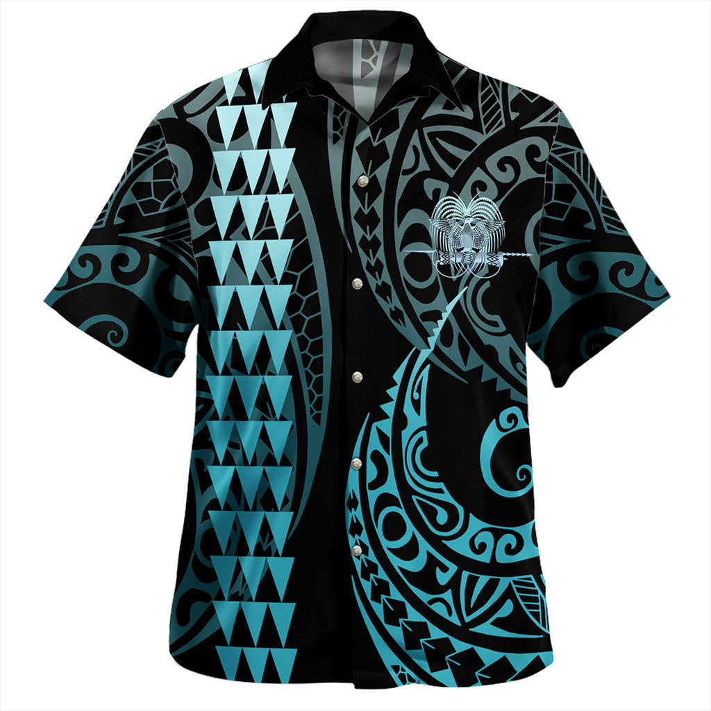 Papua New Guinea Hawaiian Shirt Kakau Style Ver.1