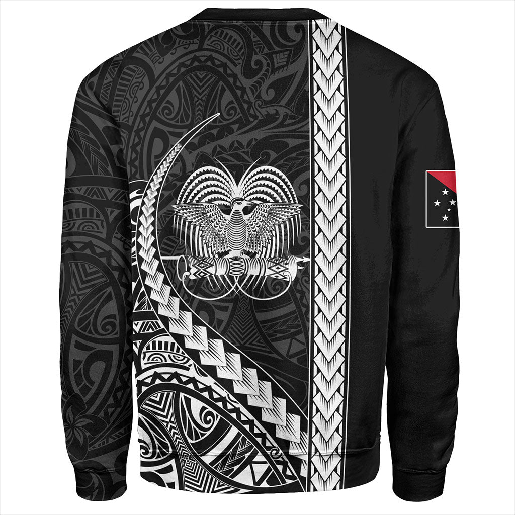 Papua New Guinea Sweatshirt Tribal Melanesian Coat Of Arms