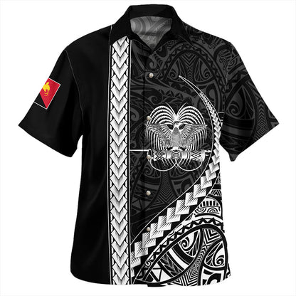 New Caledonia Hawaiian Shirt Tribal Melanesian Coat Of Arms
