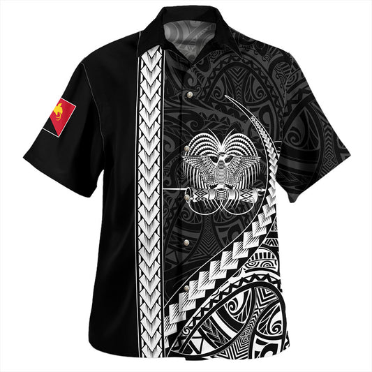 New Caledonia Hawaiian Shirt Tribal Melanesian Coat Of Arms