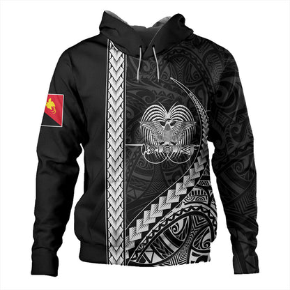 Papua New Guinea Hoodie Tribal Melanesian Coat Of Arms