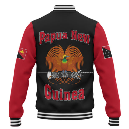 Papua New Guinea Baseball Jacket Letters Style