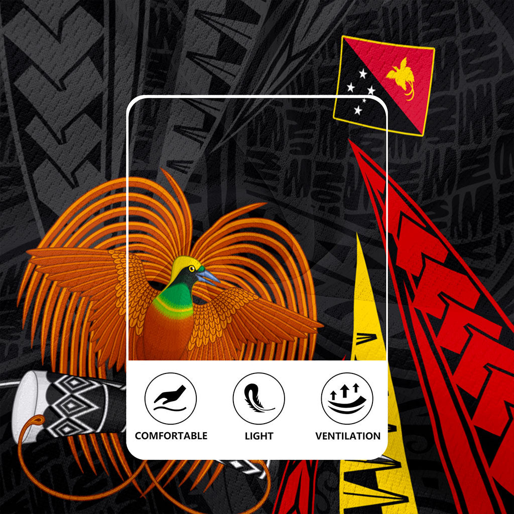 Papua New Guinea Rugby Jersey Tribal Wave Pattern