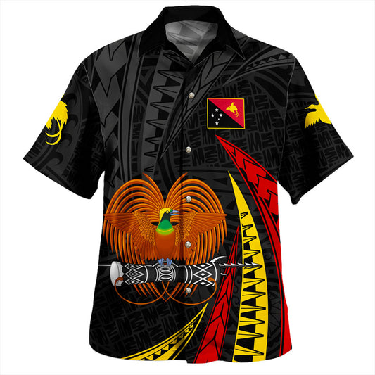Papua New Guinea Hawaiian Shirt Tribal Wave Pattern