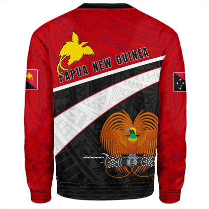 Papua New Guinea Sweatshirt Melanesia Curve Style