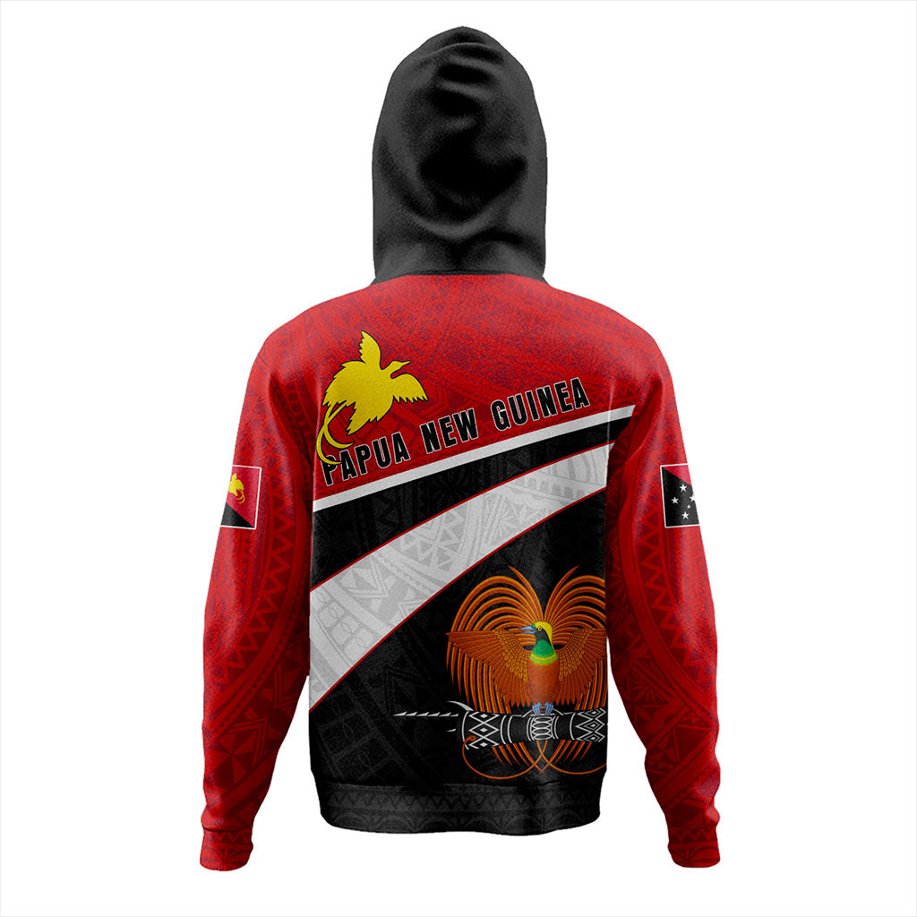 Papua New Guinea Hoodie Melanesia Curve Style