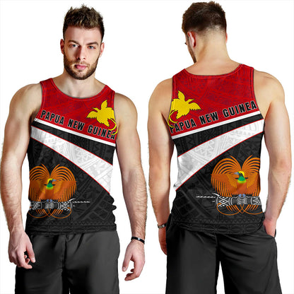 Papua New Guinea Tank Top Melanesia Curve Style