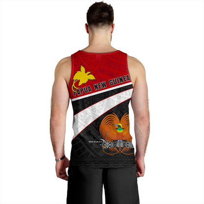Papua New Guinea Tank Top Melanesia Curve Style