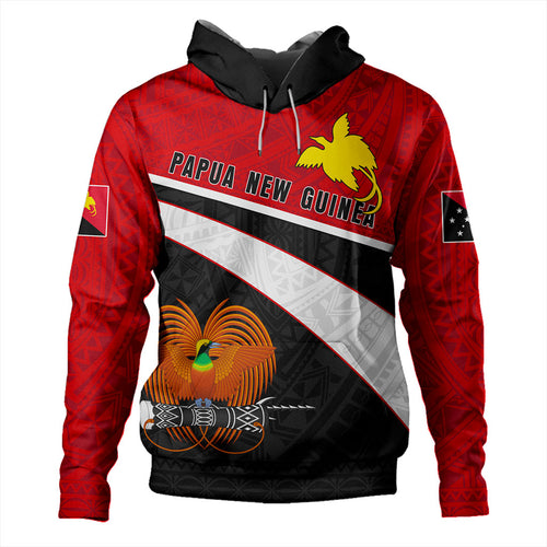 Papua New Guinea Hoodie Melanesia Curve Style