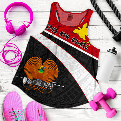 Papua New Guinea Women Tank Melanesia Curve Style