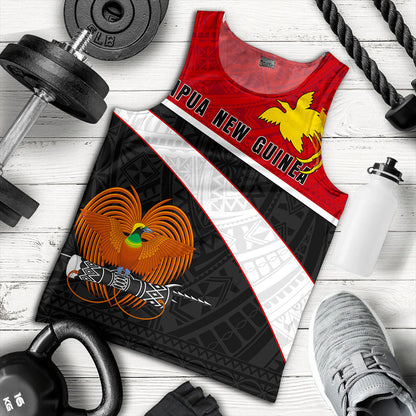 Papua New Guinea Tank Top Melanesia Curve Style