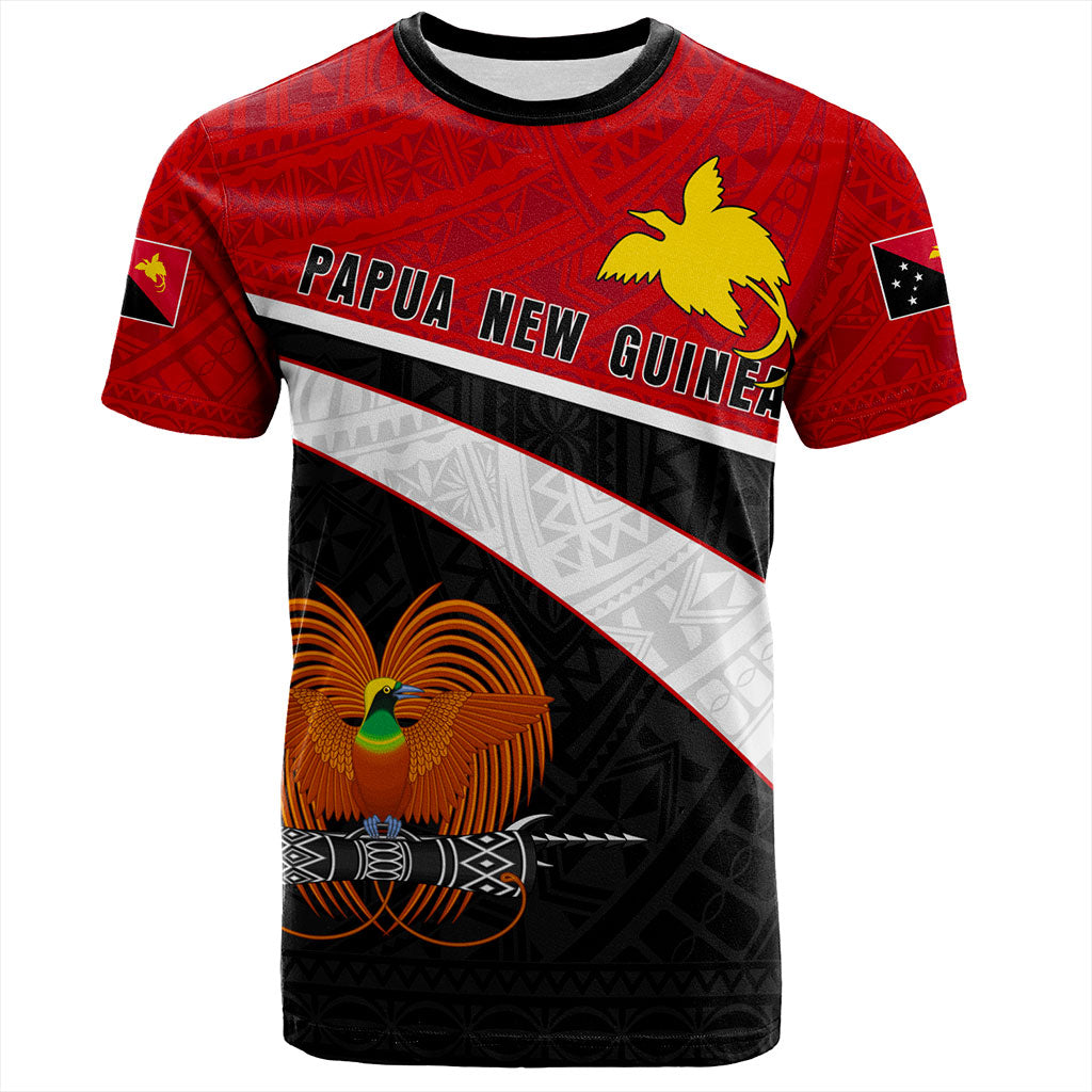 Papua New Guinea T-Shirt Melanesia Curve Style