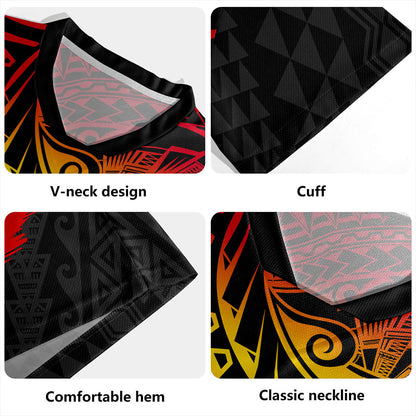 Papua New Guinea Rugby Jersey Flag Grunge Style