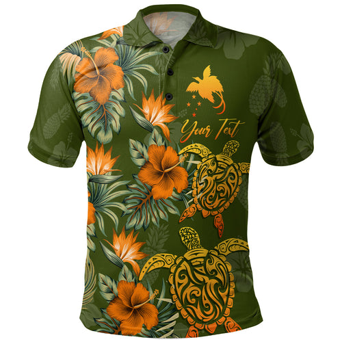 Papua New Guinea Polo Shirt Custom Personalised Polynesian Tropical Summer