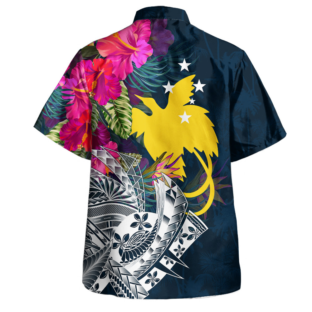 Papua New Guinea Hawaiian Shirt Custom Personalised Polynesian Summer Vibes